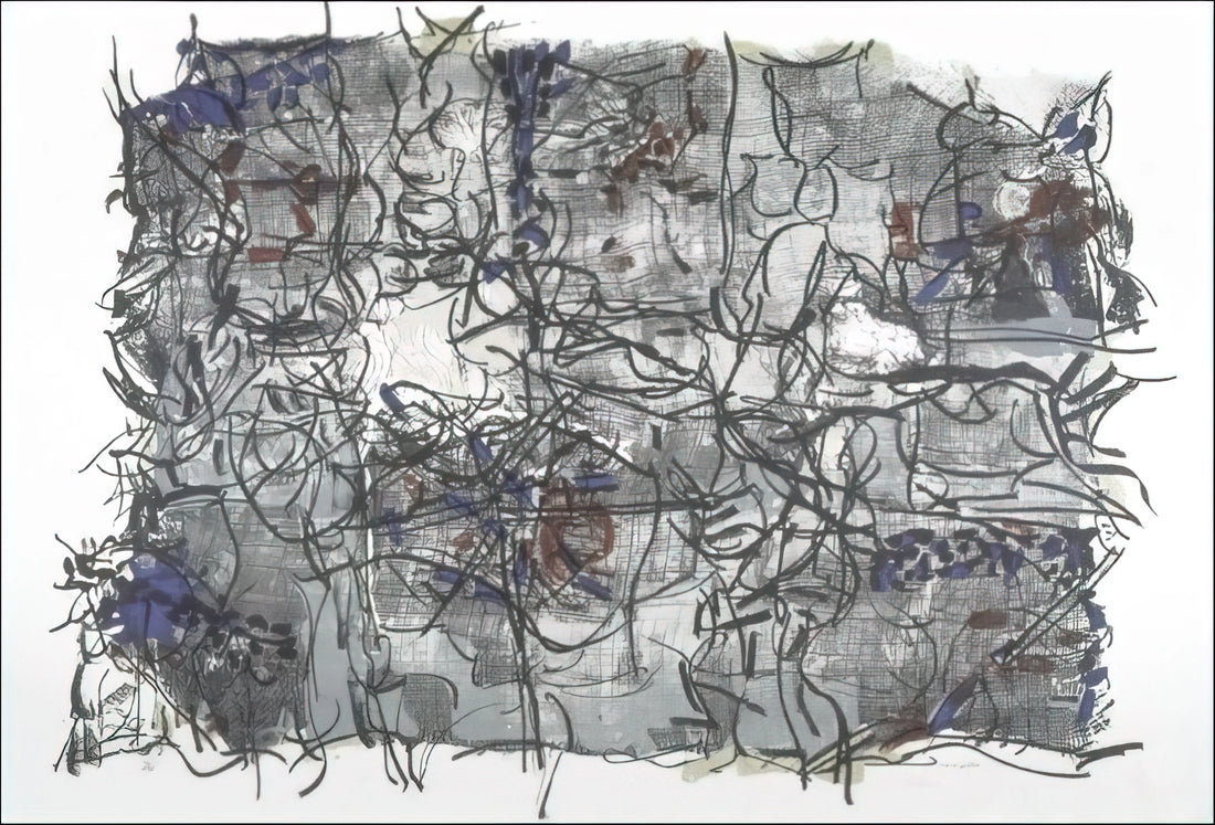 Jean-Paul Riopelle Paintings: A Journey Through Abstract Expressionism and Canadian Modernism - Jute IV by Jean-Paul Riopelle