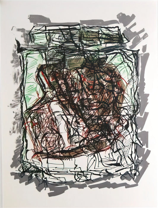 Jean-Paul Riopelle Reproductions: A Collector's Guide to the Canadian Master's Abstract Legacy - Lithographie 1976 by Jean-Paul Riopelle