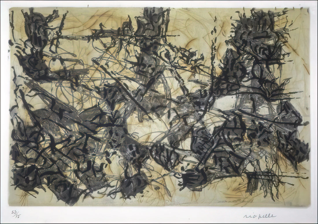 Jean-Paul Riopelle: The Canadian Master of Abstract Expressionism and Lyrical Abstraction - Constructions chimériques by Jean-Paul Riopelle