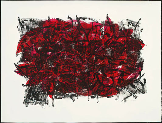 Jean-Paul Riopelle: The Canadian Master of Lyrical Abstraction - Leaves III 1967 by Jean-Paul Riopelle