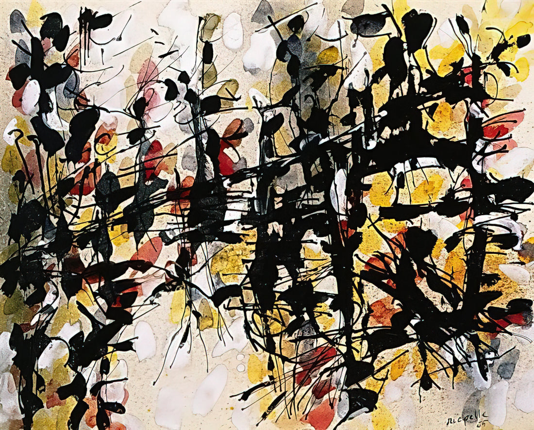 Jean-Paul Riopelle: The Canadian Master of Lyrical Abstraction and His Enduring Legacy - Untitled by Jean-Paul Riopelle