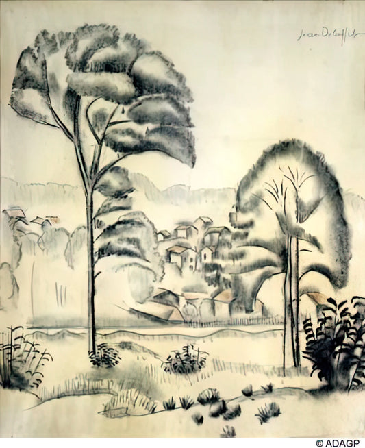 Jean Philippe Arthur Dubuffet: The Revolutionary Artist Who Championed Art Brut - LANDSCAPE OF ALGERIA by Jean Dubuffet