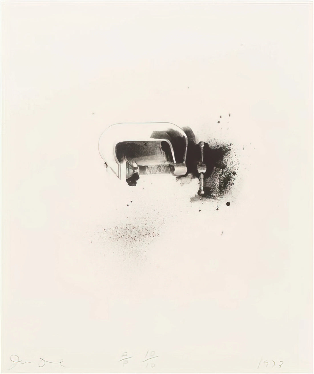 Jim Dine Artwork: The Poetic Language of Everyday Objects - UNTITLED FROM TEN WINTER TOOLS 1973 4 by Jim Dine