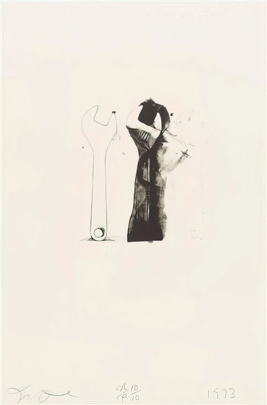 Jim Dine for Sale: A Collector's Guide to Acquiring His Iconic Art Prints - UNTITLED FROM TEN WINTER TOOLS 1973 5 by Jim Dine