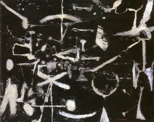 Jiro Yoshihara Paintings: The Zen Minimalism of Japan's Gutai Pioneer - Untitled - Art Informel by Jiro Yoshihara