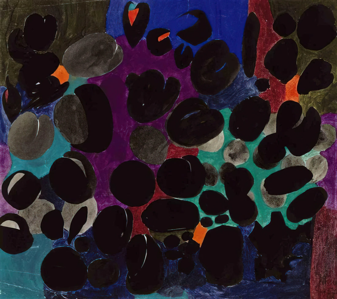 Johannes Itten Paintings: The Bauhaus Master's Revolutionary Color Theory and Abstract Vision - Plumen - 1957 by Johannes Itten