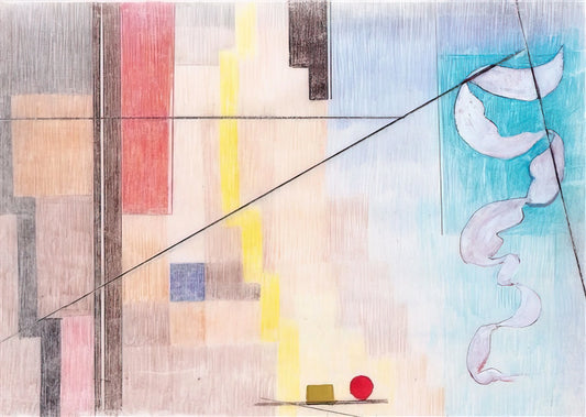 Johannes Itten Reproduction: The Art of Color Theory and Bauhaus Legacy in Modern Prints - Die Kontraste - Abstract Art by Johannes Itten