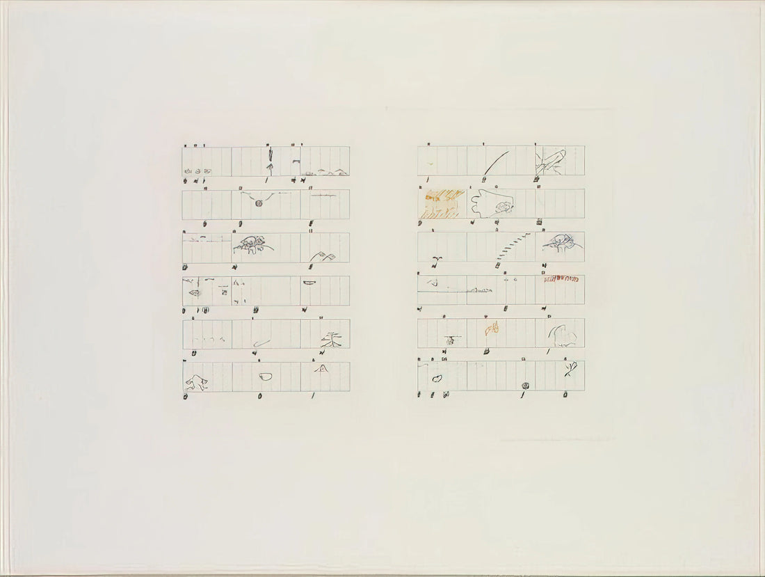 John Cage: The Avant-Garde Composer Who Redefined Visual Art and Sound - Score Without Parts 40 Drawings by ThoreauTwelve Haiku - 1978 by John Cage