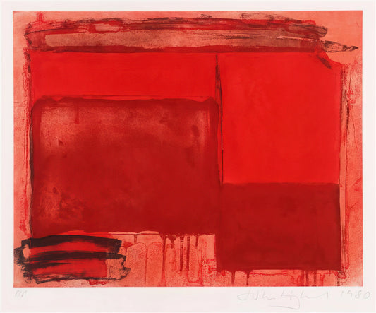 John Hoyland Canvas: The Bold Legacy of Britain's Abstract Master - Tembi - 1980 by John Hoyland