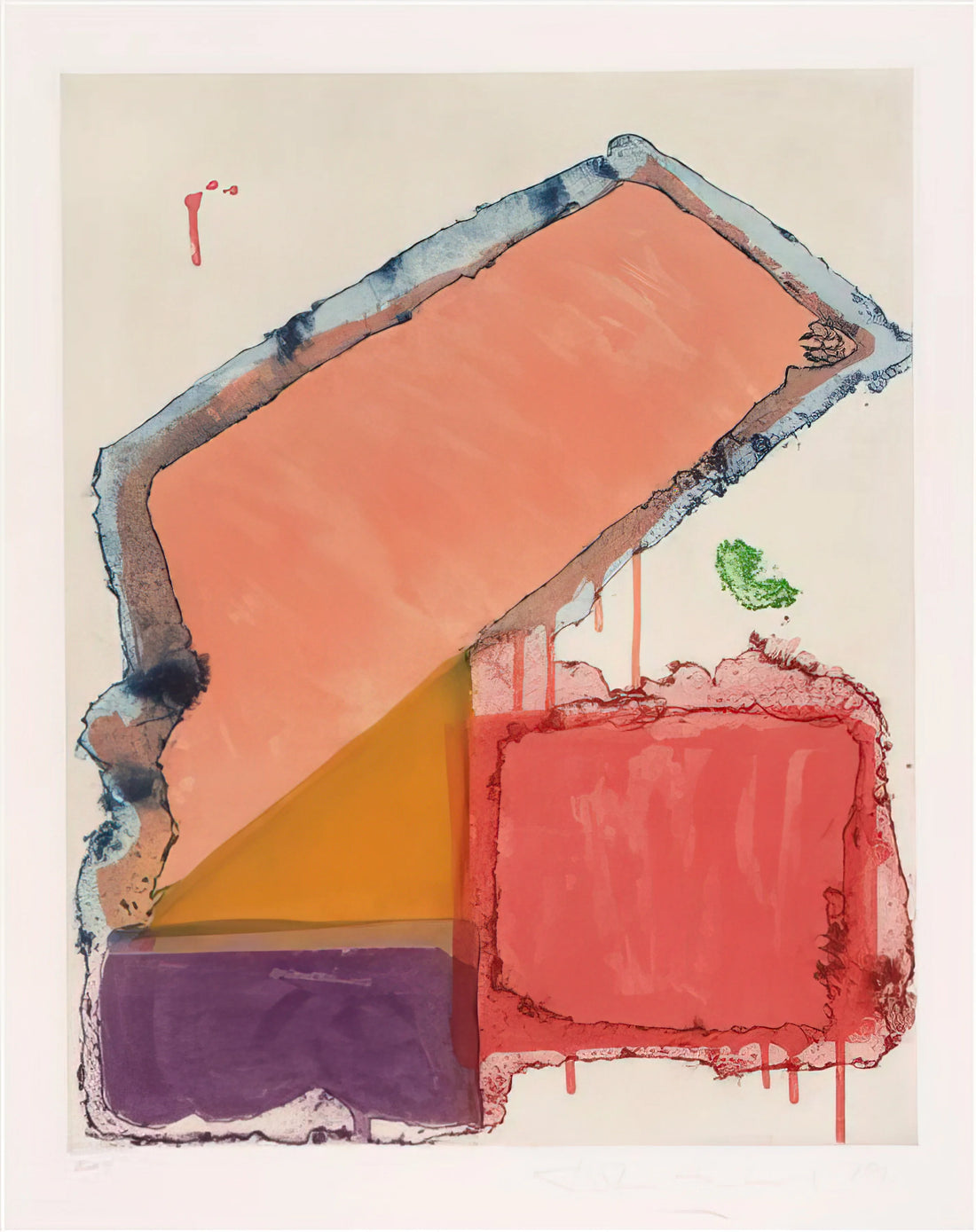 John Hoyland at Tate: A Journey Through Abstract Expressionism's British Master - Anking - 1979 by John Hoyland