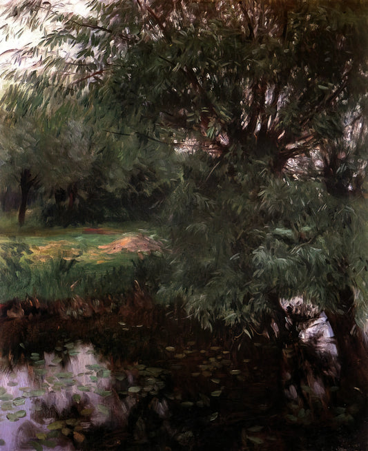 John Singer Sargent: The Early Portraits That Defined a Master - A Backwater at Wargrave by John Singer Sargent