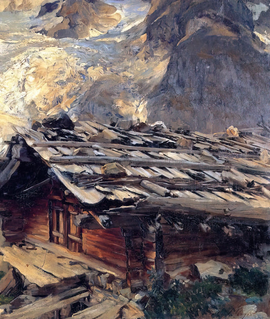 John Singer Sargent: The Master of Portrait Painting and His Enduring Legacy - Brenva Glacier by John Singer Sargent