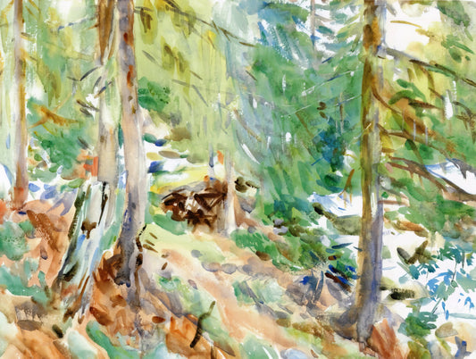 John Singer Sargent's Simplon Pass: A Masterpiece of Light and Atmosphere - Val D'Aosta, Purtud by John Singer Sargent