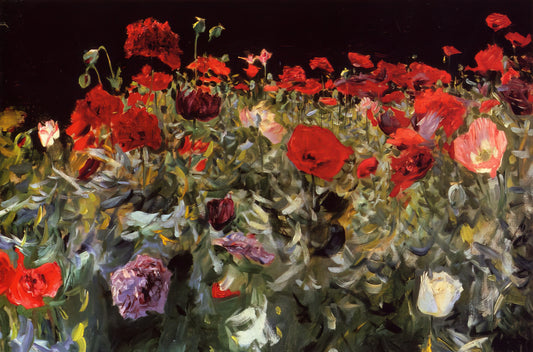 John Singer Sargent's The Three Graces: A Masterpiece of Portraiture and Mythological Allusion - Poppies by John Singer Sargent