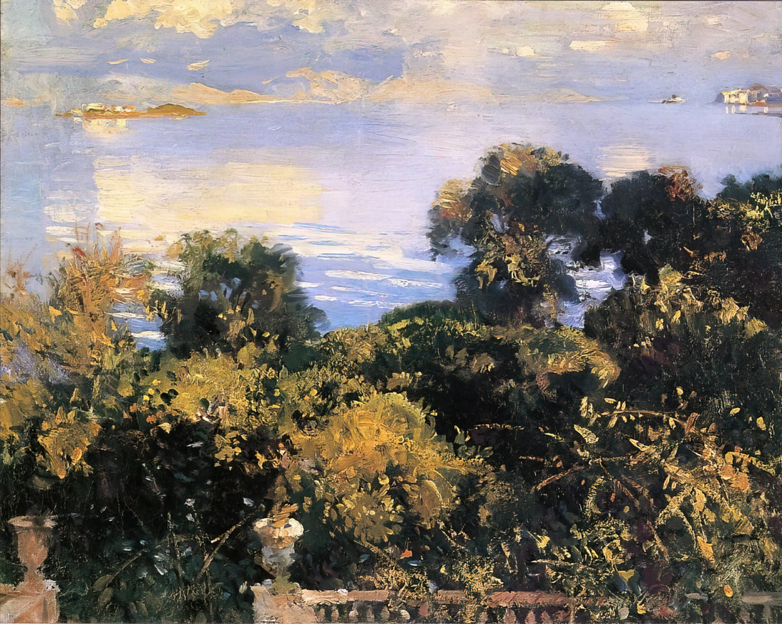 John Singer Sargent's 'Lady in Black': A Masterpiece of Portraiture and Psychological Depth - Oranges at Corfu by John Singer Sargent