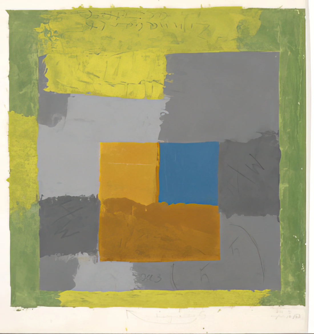 Josef Albers in Mexico: How Ancient Mesoamerican Art Transformed Modern Abstraction - STUDY FOR HOMAGE TO THE SQUARE 2 by Josef Albers