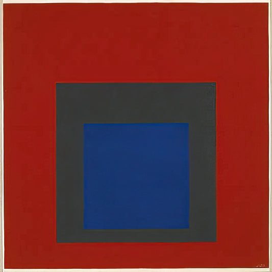 Josef Albers: The Master of Formulation and Articulation in Modern Art - HOMAGE TO THE SQUARE 1950 by Josef Albers