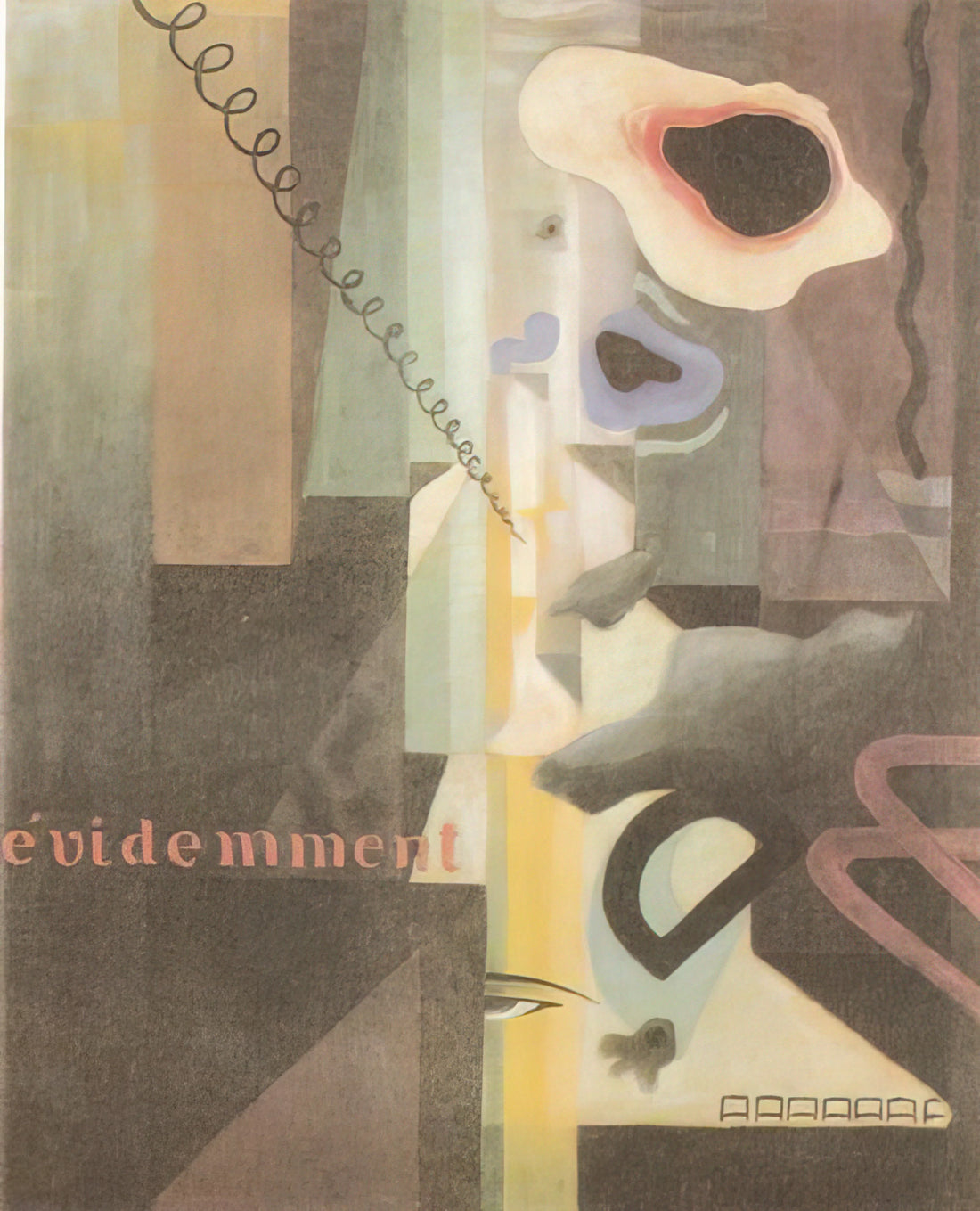 Julius Evola Best Books: A Curated Guide to the Philosopher-Artist's Essential Works - Composizione Paesaggio Dada n. 3 o n. 2 - 1921 by Julius Evola