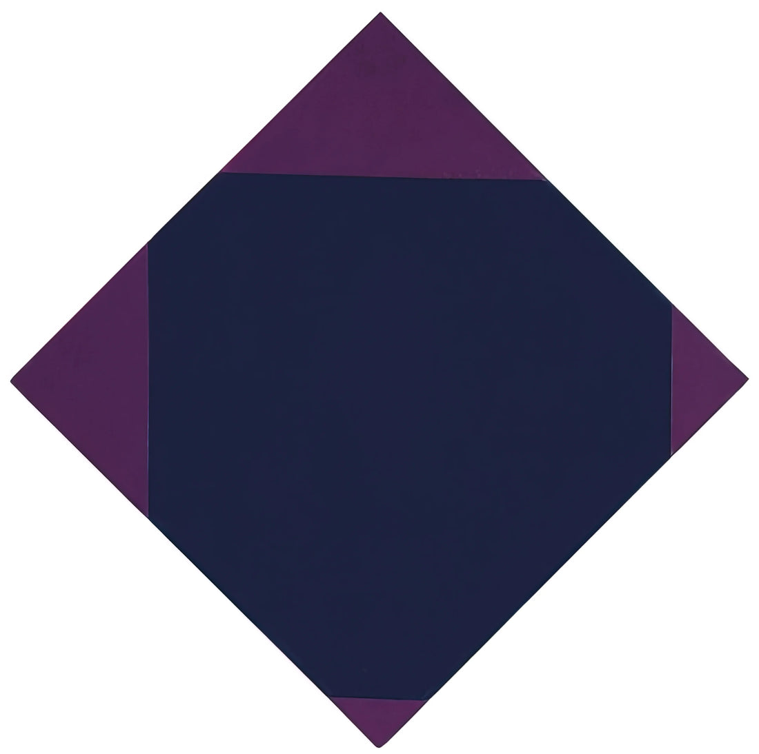 Junghans Max Bill: The Original Design That Redefined Modern Watchmaking - Blau-violettes horizontal-vertikal-quadrat - 1968 by Max Bill