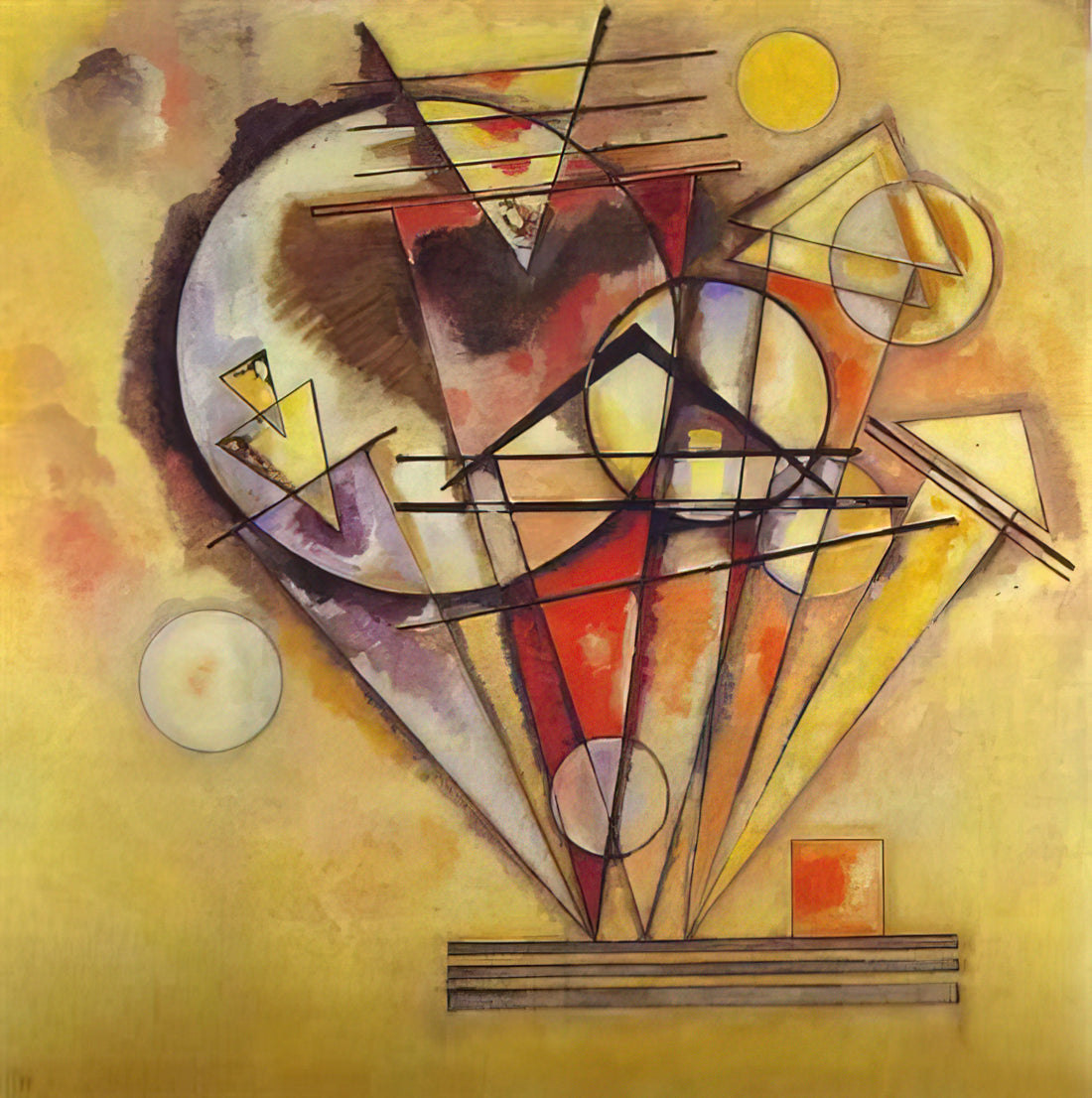 Kandinsky Art Posters: A Guide to the Abstract Pioneer's Iconic Prints - ON THE POINTS 1928 by Wassily Kandinsky