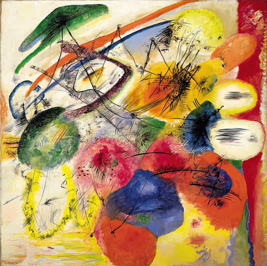 Kandinsky Art Posters: A Guide to the Abstract Pioneer's Iconic Works - BLACK STROKES I 1913 by Wassily Kandinsky