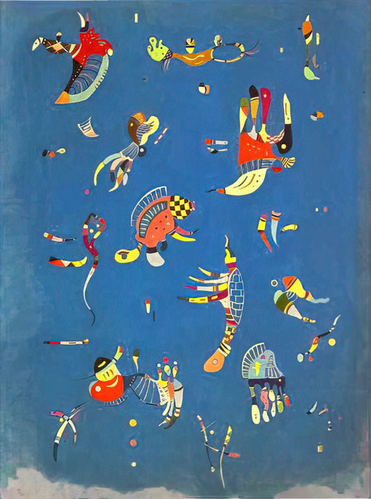 Kandinsky Limited Edition Prints: Collecting Abstract Masterpieces - SKY BLUE 1940 by Wassily Kandinsky