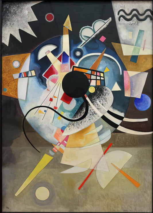 Kandinsky No. 7: A Masterpiece of Abstract Expressionism and Spiritual Art - A CENTRE 1924 by Wassily Kandinsky