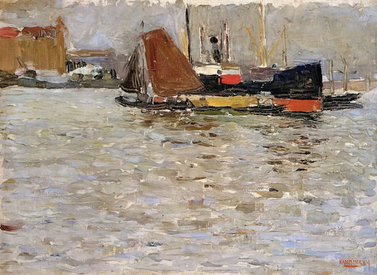 Kandinsky Paint: The Revolutionary Abstraction That Changed Art Forever - ROTTERDAM SUN 1906 by Wassily Kandinsky