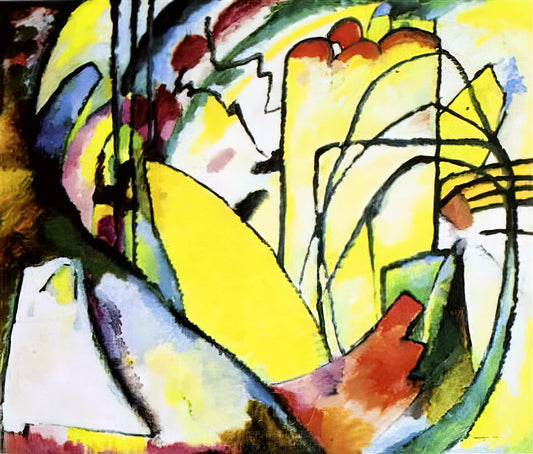 Kandinsky Posters Amazon: Why Museum-Quality Prints Matter for Abstract Art - IMPROVISATION 10 1910 by Wassily Kandinsky