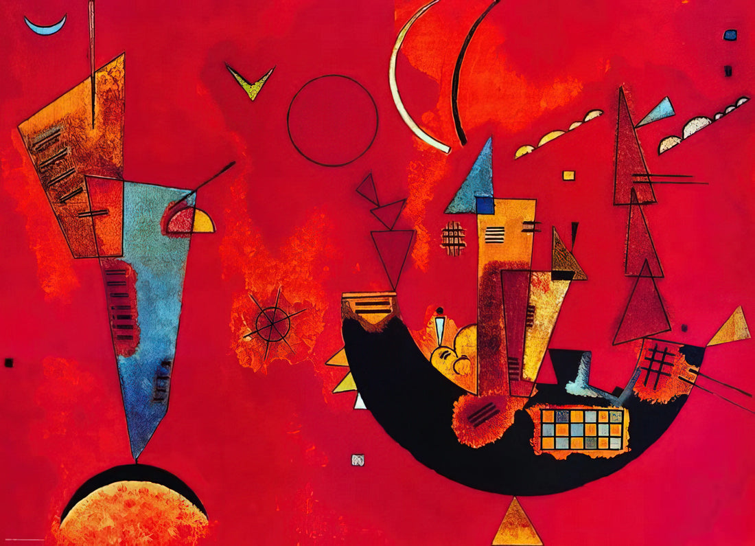Kandinsky Sky: The Celestial Revolution in Abstract Art - MIT UND GEGEN 1929 by Wassily Kandinsky