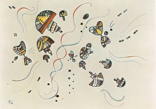 Kandinsky Violet: The Spiritual Color That Revolutionized Abstract Art - LAST WATERCOLOUR 1944 by Wassily Kandinsky
