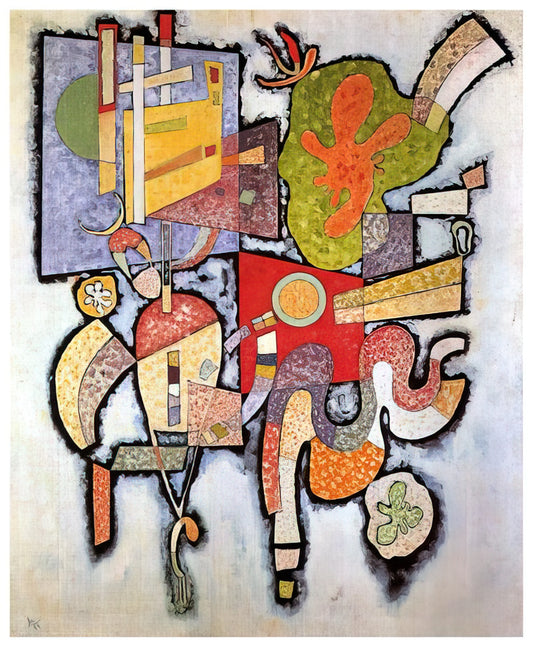 Kandinsky White: The Spiritual Void and Chromatic Silence in Abstract Art - COMPLEX SIMPLE 1939 by Wassily Kandinsky