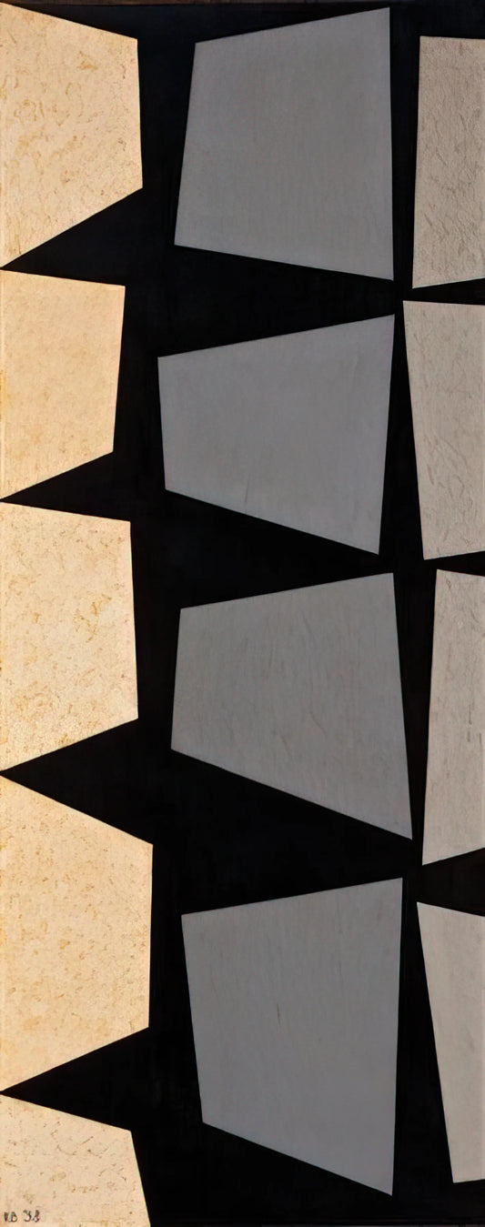 Karl Benjamin Framed Art Print: A Collector's Guide to Hard-Edge Abstraction - Untitled - 1958 by Karl Benjamin