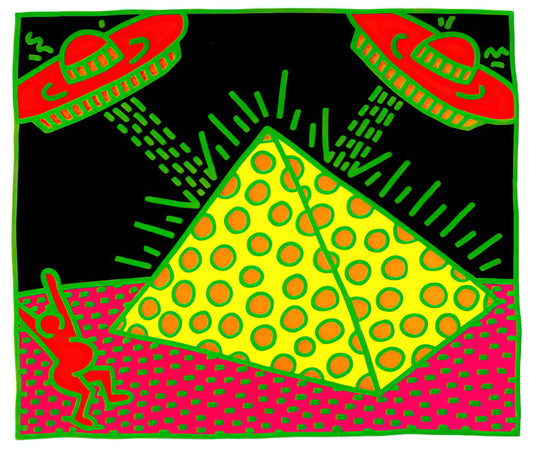 Keith Haring Abstract: Decoding the Symbolic Language of a Pop Art Icon - UNTITLED 1983 3 by Keith Haring
