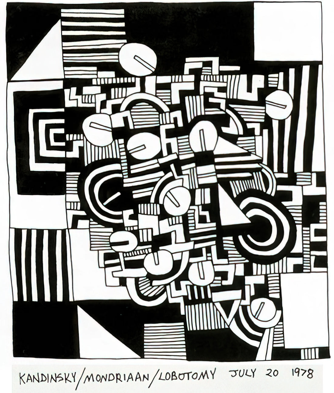 Keith Haring Bearbrick: The Ultimate Fusion of Street Art and Collectible Design - UNTITLED 1978 by Keith Haring