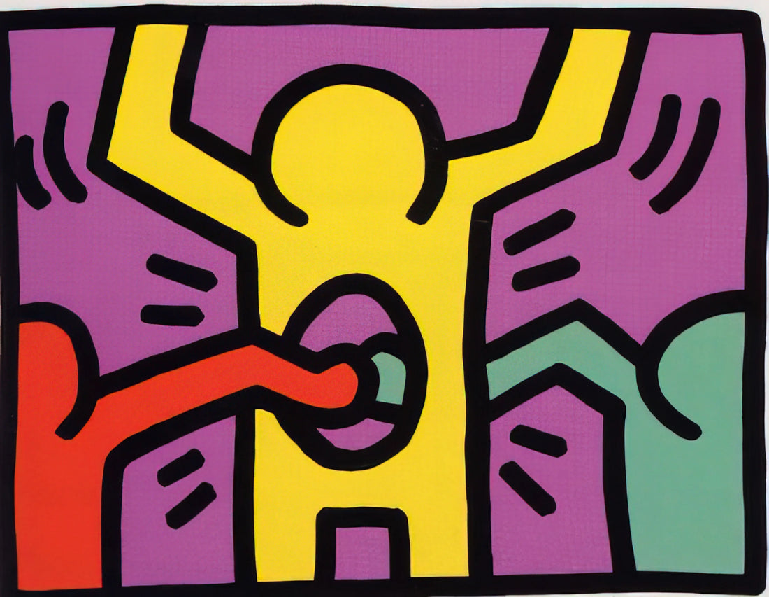 Keith Haring Colouring: The Vibrant Language of an Iconic Artist - POP SHOP 1 1987 by Keith Haring