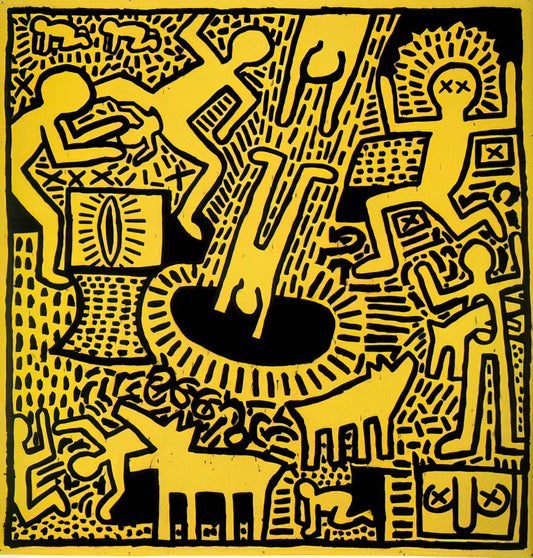 Keith Haring Poster on Amazon: A Collector's Guide to Authenticity, Value & Artistry - UNTITLED 1981 by Keith Haring