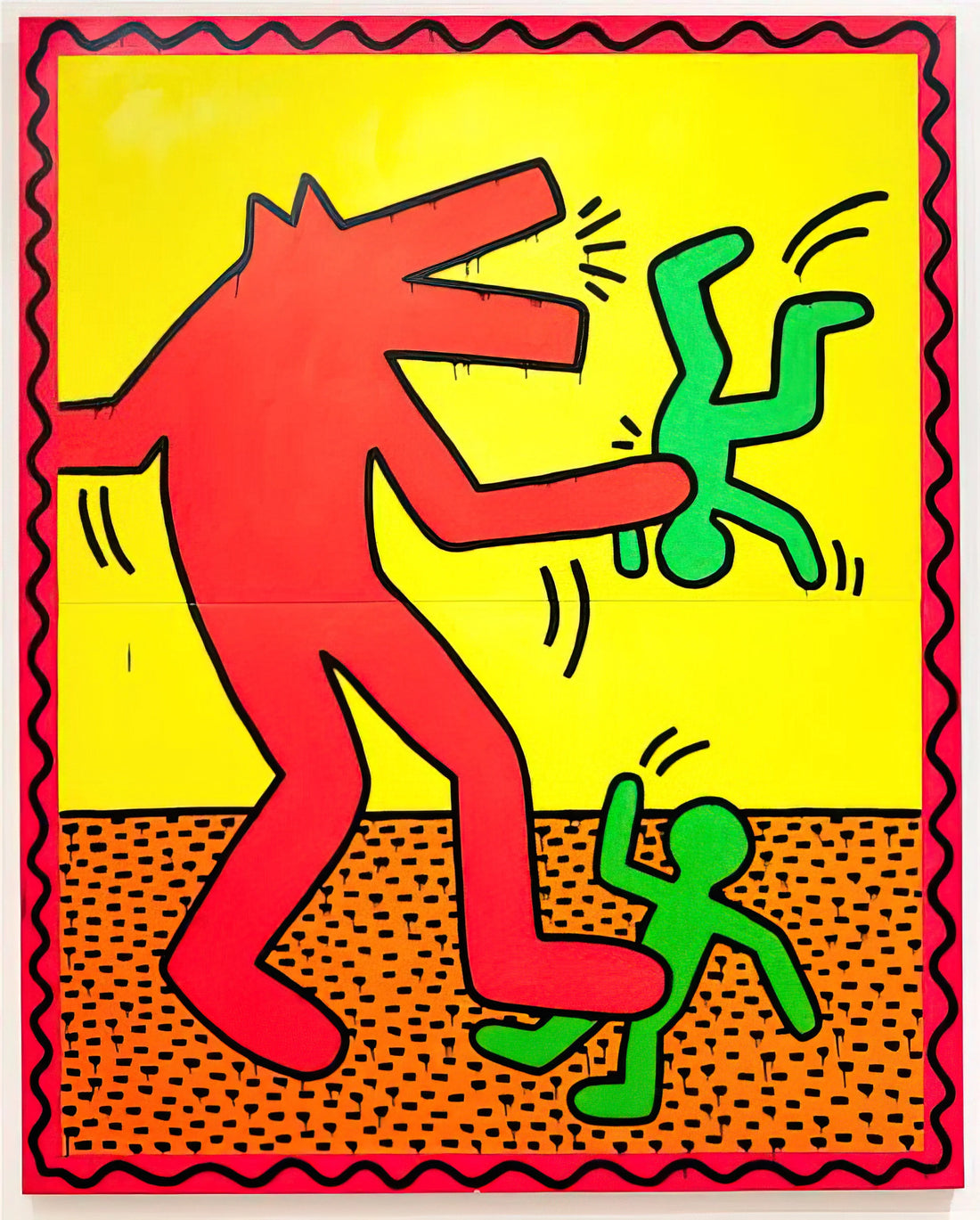 Keith Haring Prints Framed: A Collector's Guide to Iconic Pop Art - UNTITLED 1982 1 by Keith Haring