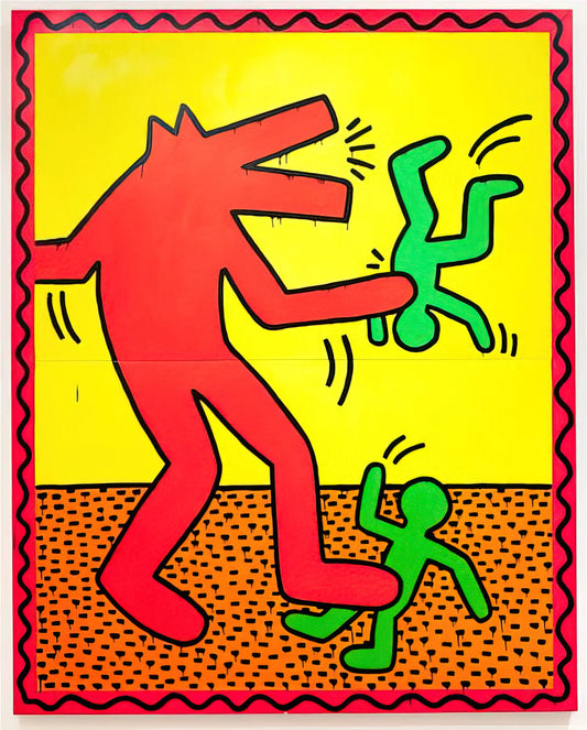 Keith Haring Stuff: The Iconic Art, Cultural Impact, and Legacy of a Pop Art Pioneer - UNTITLED 1982 1 by Keith Haring