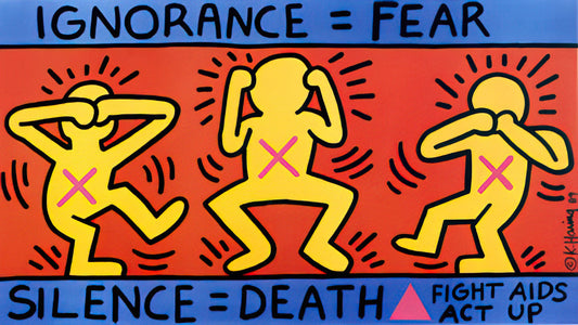 Keith Haring The Dance: Exploring the Movement, Energy, and Legacy of an Iconic Artist - IGNORANCE FEAR 1989 by Keith Haring