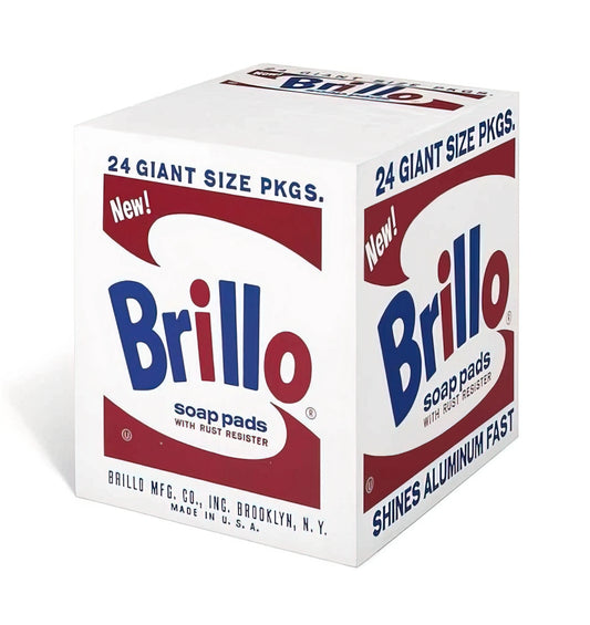 Kidrobot Andy Warhol: The Pop Art Revolution in Vinyl Collectibles - Brillo Soap Pads by Andy Warhol