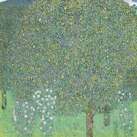Klimt Tannenwald Print: A Deep Dive into the Artist's Forest Masterpiece - ROSES UNDER THE TREES by Gustav Klimt