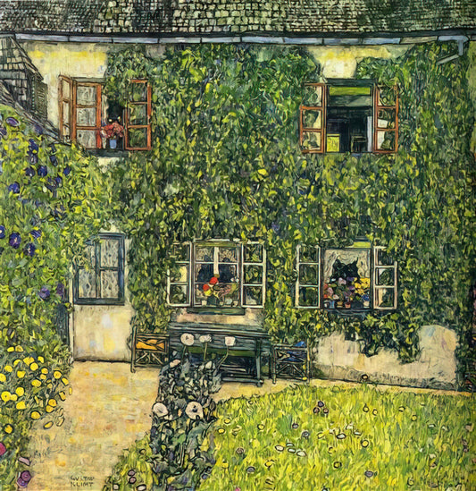 Klimt and Schiele: The Viennese Modernist Masters of Eroticism and Expression - THE HOUSE OF GUARDABOSCHI by Gustav Klimt
