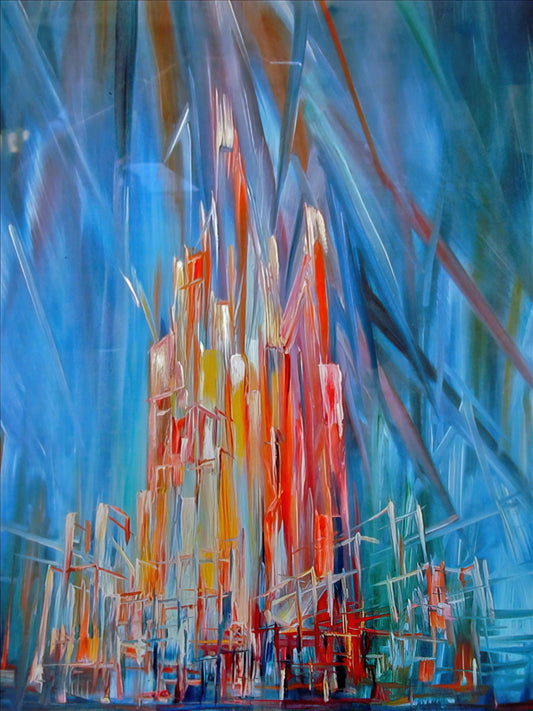 Konrad Zuse Canvas: Celebrating the Pioneer of Computing Through Art Prints - Untitled - Kitsch by Konrad Zuse