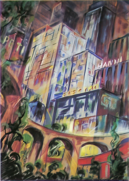 Konrad Zuse Prints: Celebrating the Digital Pioneer Through Art - Untitled - Expressionism by Konrad Zuse