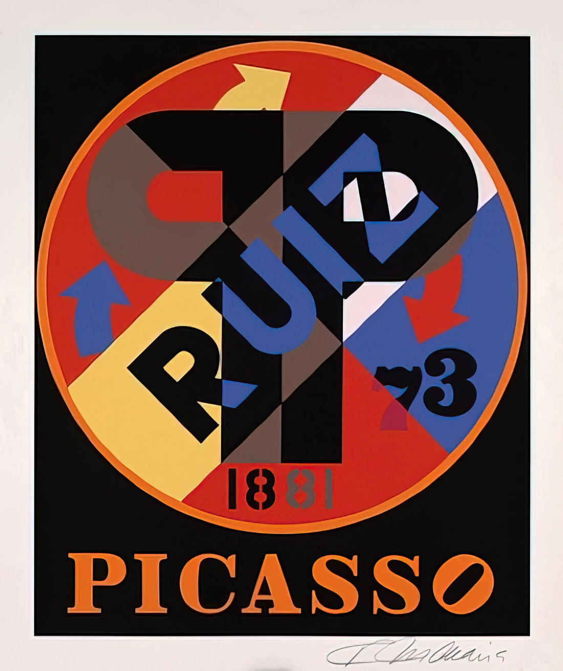 LOVE Indiana: The Enduring Legacy of Robert Indiana's Iconic Masterpiece - Picasso, The American Dream by Robert Indiana