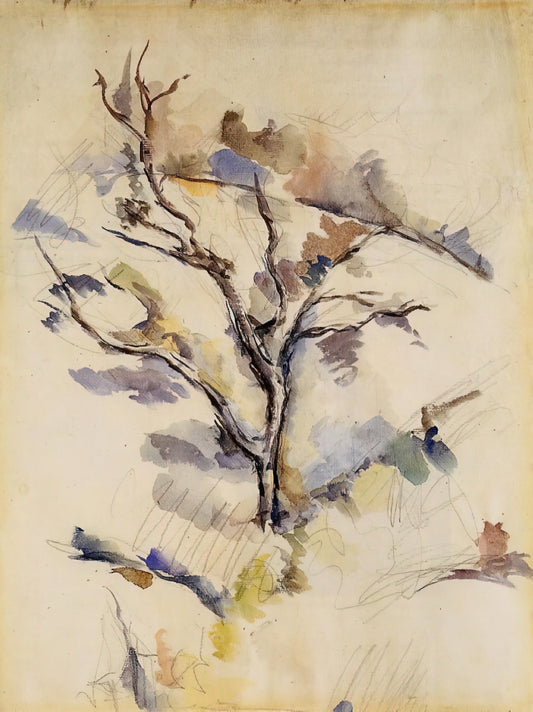 La Montagne Sainte-Victoire by Paul Cézanne: The Mountain That Changed Modern Art - The Oak by Paul Cézanne