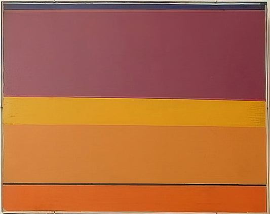 Larry Zox Paintings for Sale: A Collector's Guide to Acquiring Hard-Edge Abstractions - Untitled - 1964 by Larry Zox