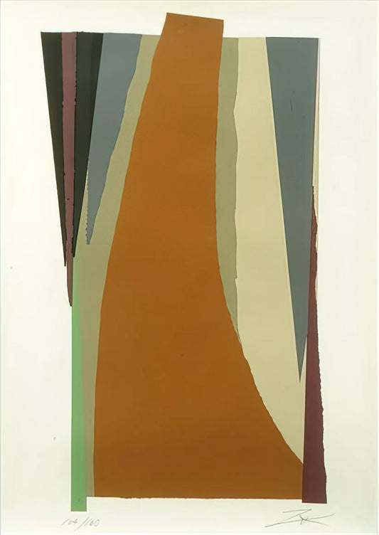 Larry Zox Prints: A Collector's Guide to the Hard-Edge Abstractionist's Work - Untitled - Lyrical Abstraction by Larry Zox