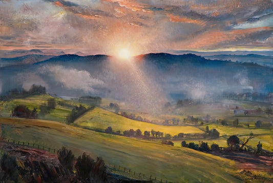 Laura Knight: Breaking Barriers and Capturing Life's Rich Tapestry - SUNDOWN 1947 by Laura Knight